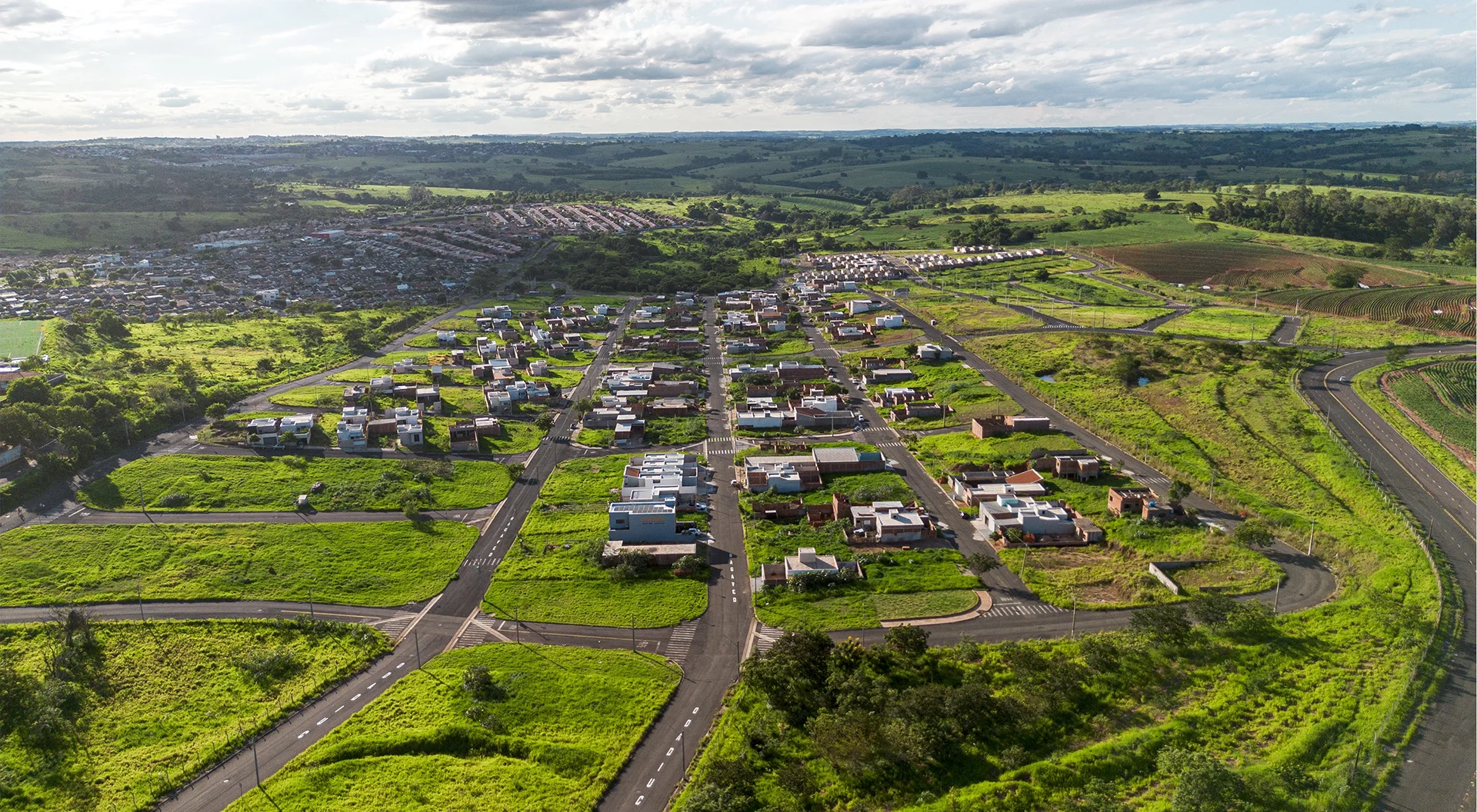 Vista aérea do Residencial Altavista II