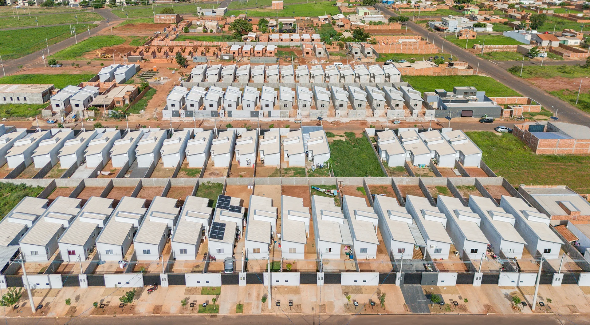Unidades habitacionais em construção