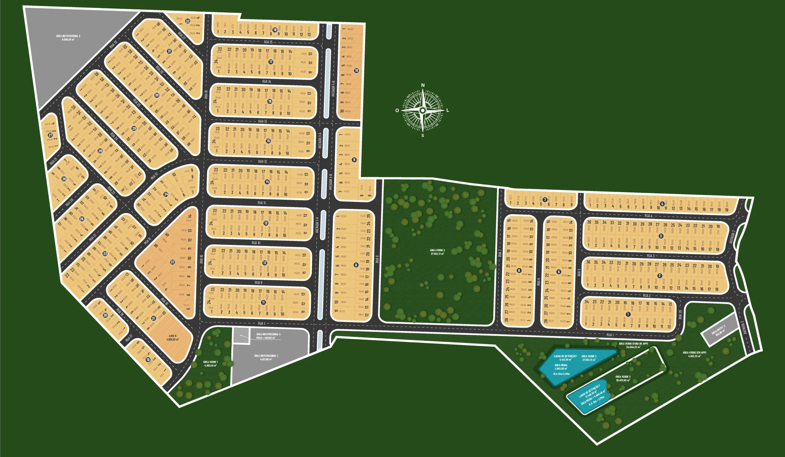 Mapa de localização de Residencial Cidade Alta