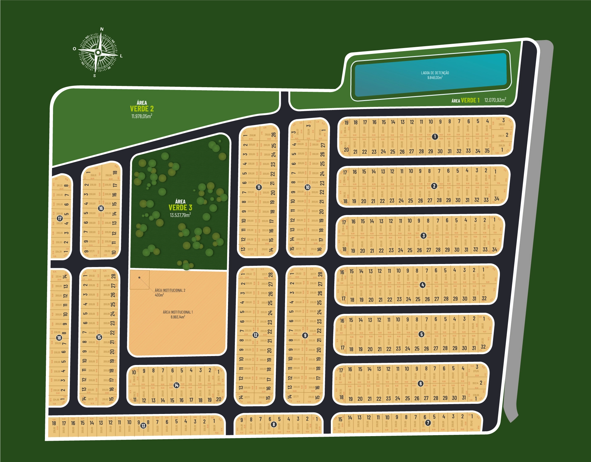 Mapa de localização de Residencial Flórida Park